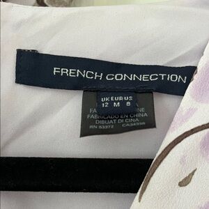 French Connection Pink and White Floral Dress